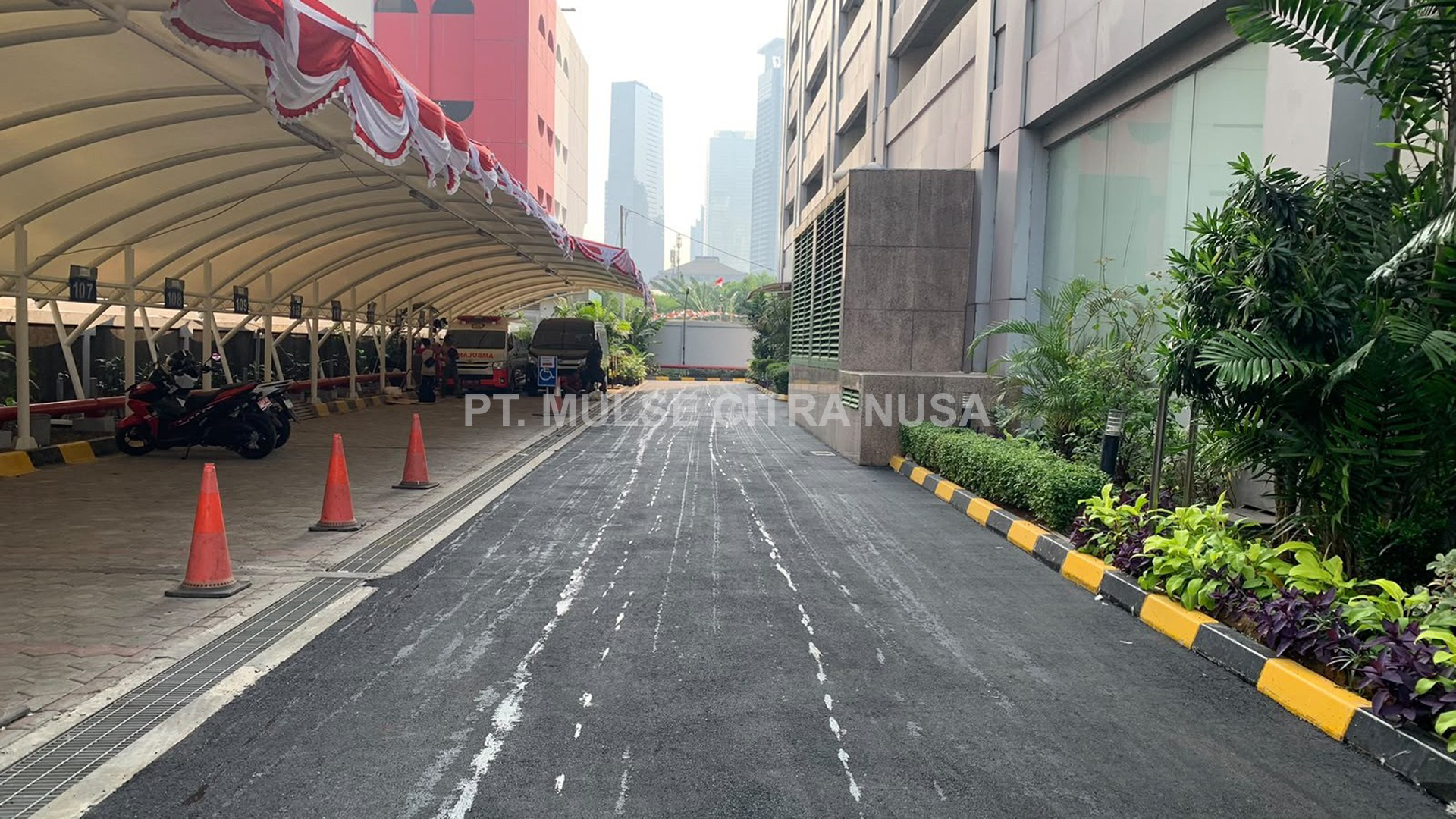 Pengaspalan Akses Jalan